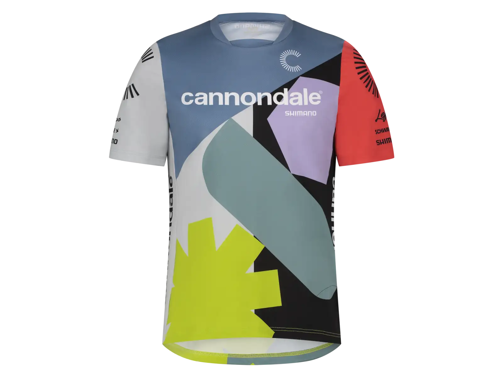 Cannondale CFR Replica MTB pánsky dres krátky rukáv Blue/Yellow