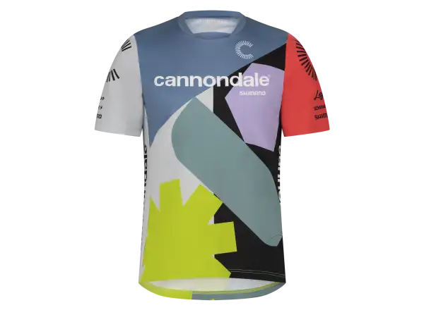 Cannondale CFR Replica MTB pánsky dres krátky rukáv Blue/Yellow