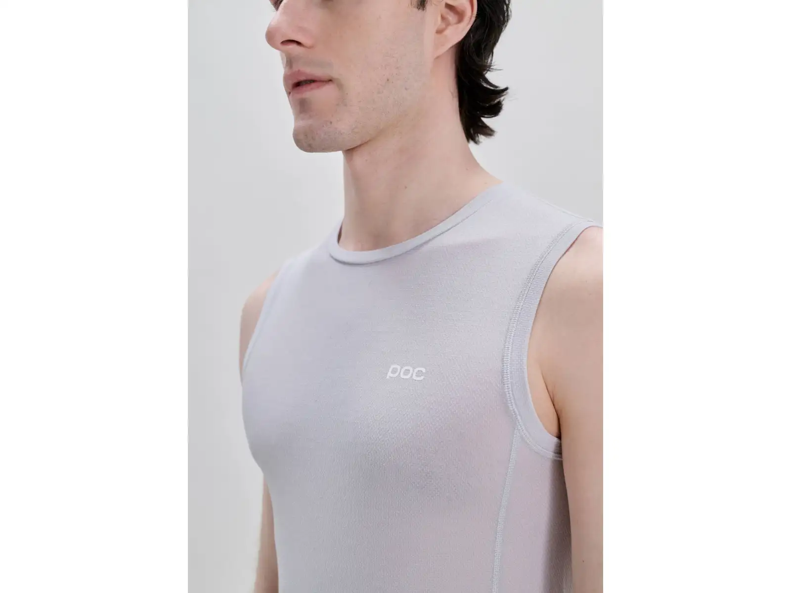 POC Layer Mid pánske spodné tričko bez rukávov Granite Grey