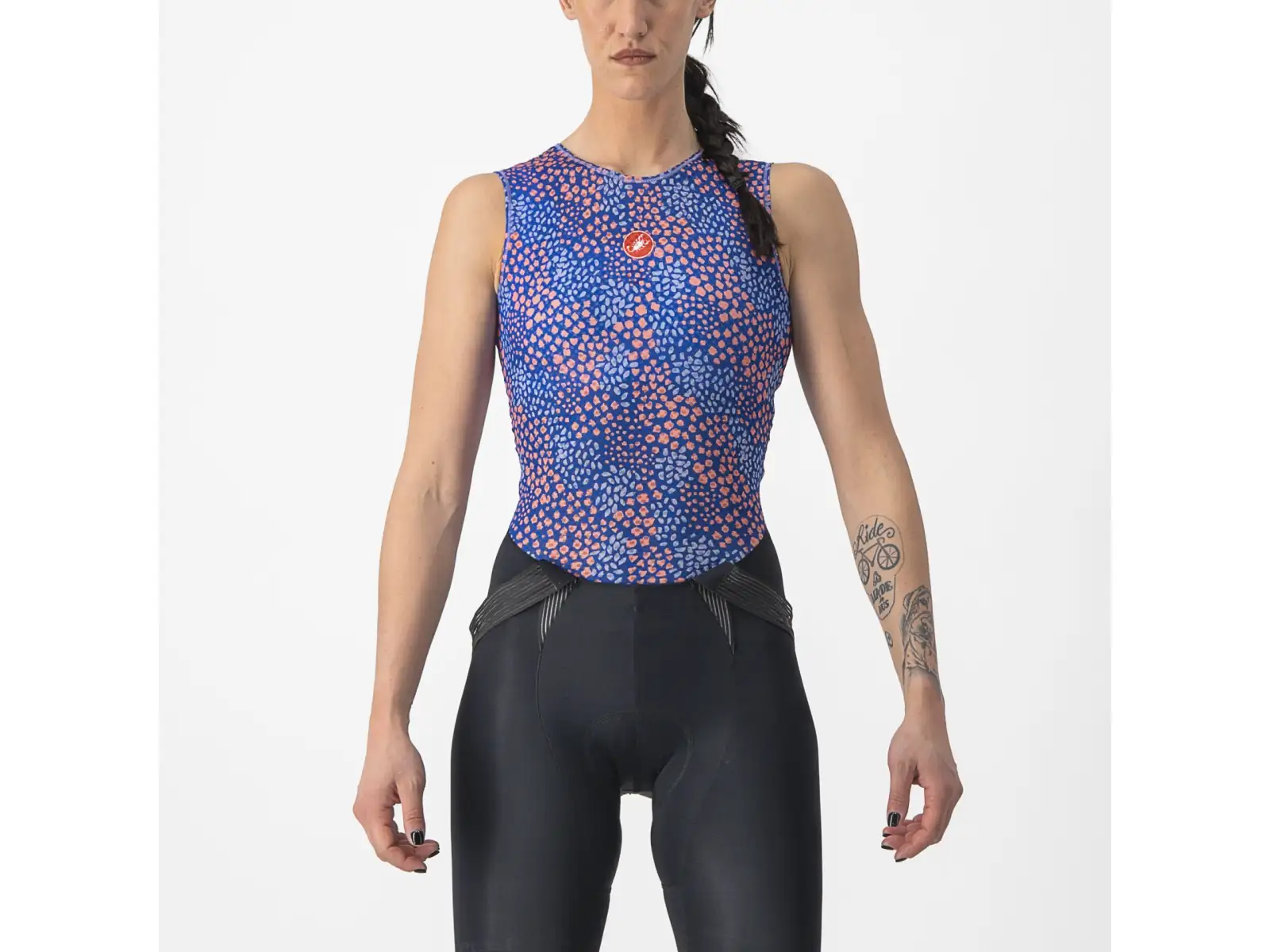Castelli Pro Mesh 4 W Sleeveless dámske tričko bez rukávov Violet Mist