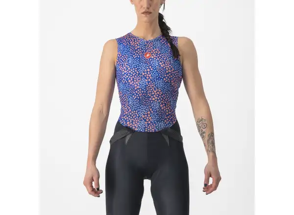 Castelli Pro Mesh 4 W Sleeveless dámske tričko bez rukávov Violet Mist
