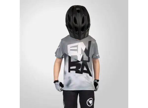 Endura SingleTrack Core detský dres krátky rukáv Grey