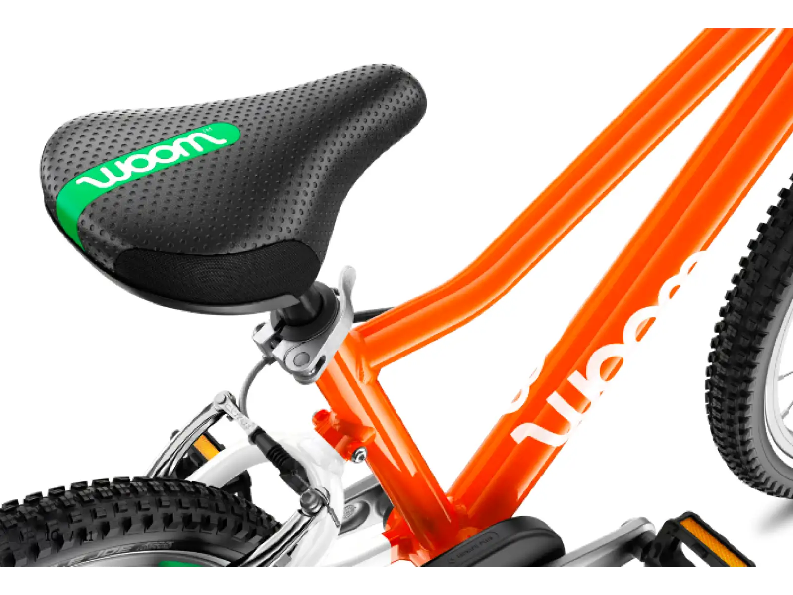 Woom 3 Flame Orange Automagic 16" detský bicykel