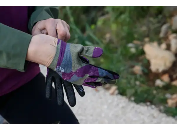 Silvini Saltaro pánske rukavice Plum/Olive