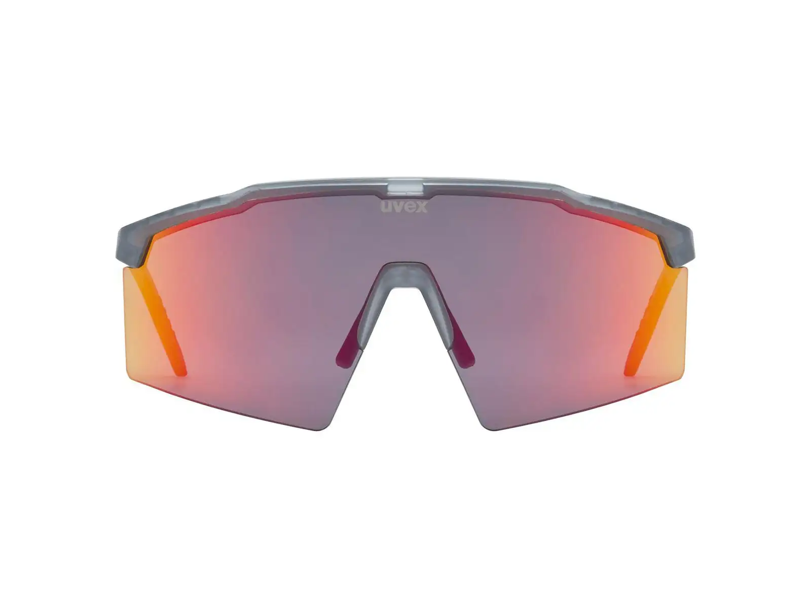 Uvex Flowline slnečné okuliare Smoke Matt/Mirror Red