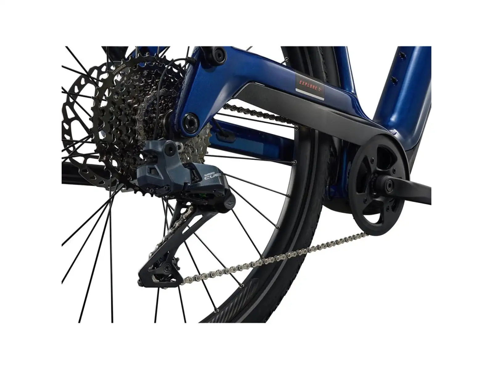 Giant Explore E+ 1 DD trekingový elektrobicykel Metallic Navy