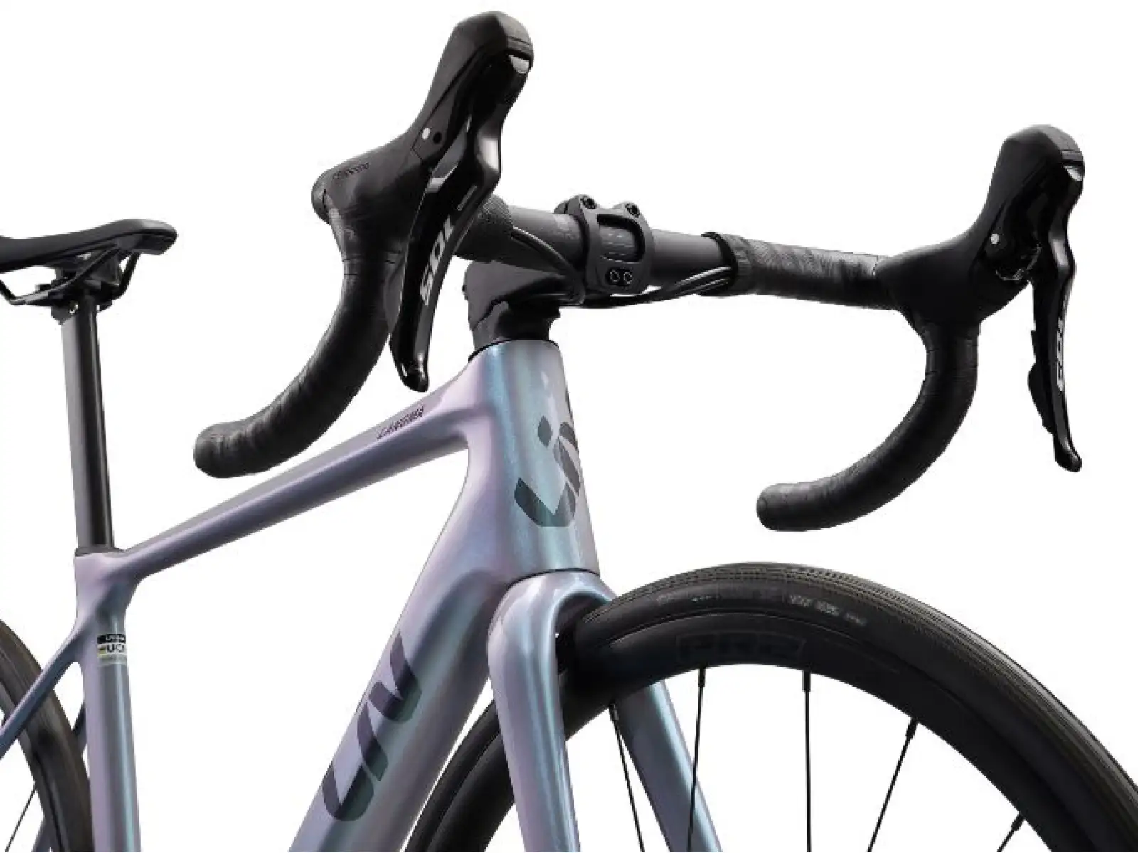 Liv Langma Advanced 2 QOM cestný bicykel Prismatic Haze