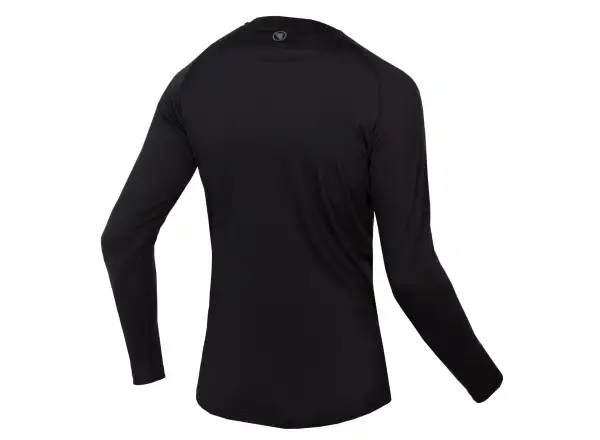 Endura BaaBaa Merino pánske tričko s dlhým rukávom čierne