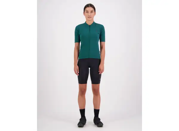 Mons Royale Roam Cargo Merino Shift Dámske tričko s krátkym rukávom Evergreen
