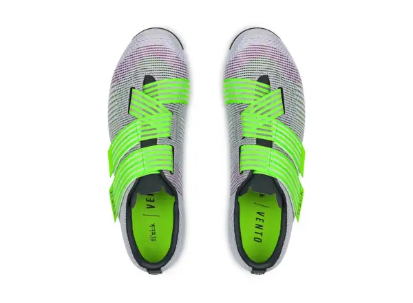 Fizik Vento Powerstrap Aeroweave cestné tretry Light Violet/Neon Green
