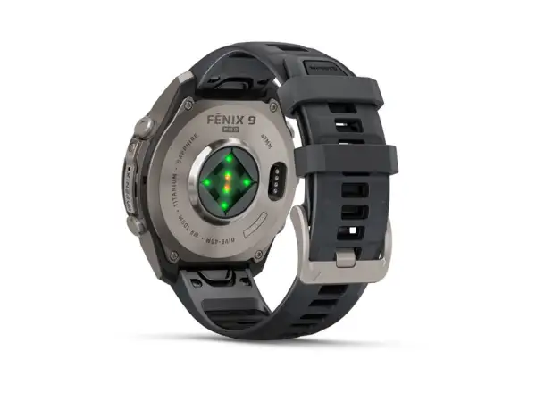 Garmin Fénix 9 Pro inReach 47 mm inteligentné hodinky Carbon gray DLC Titanium Black/Pebble gray