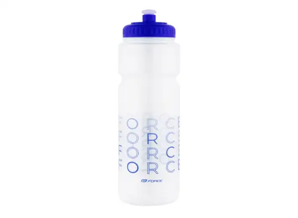 Force Enjoy cyklistická fľaša 750 ml transparentná/modrá