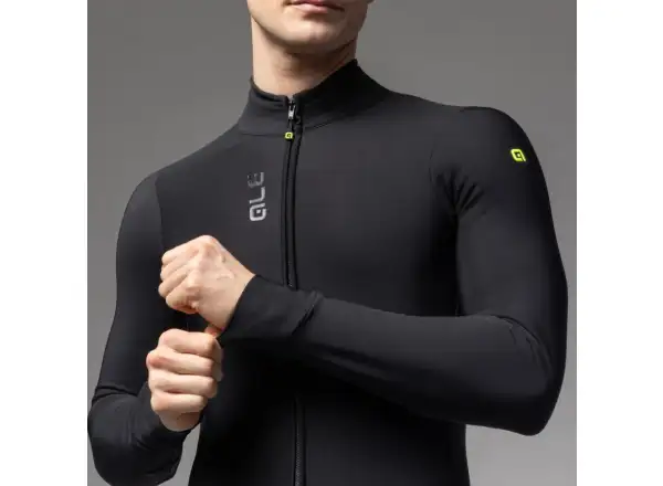 Alé Pragma Fondo 3.0 pánsky zateplený dres dlhý rukáv Black