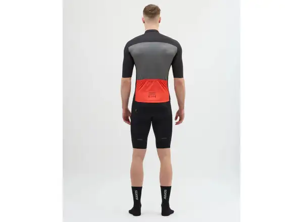 Silvini Stelvio pánsky dres krátky rukáv Black/Ruby