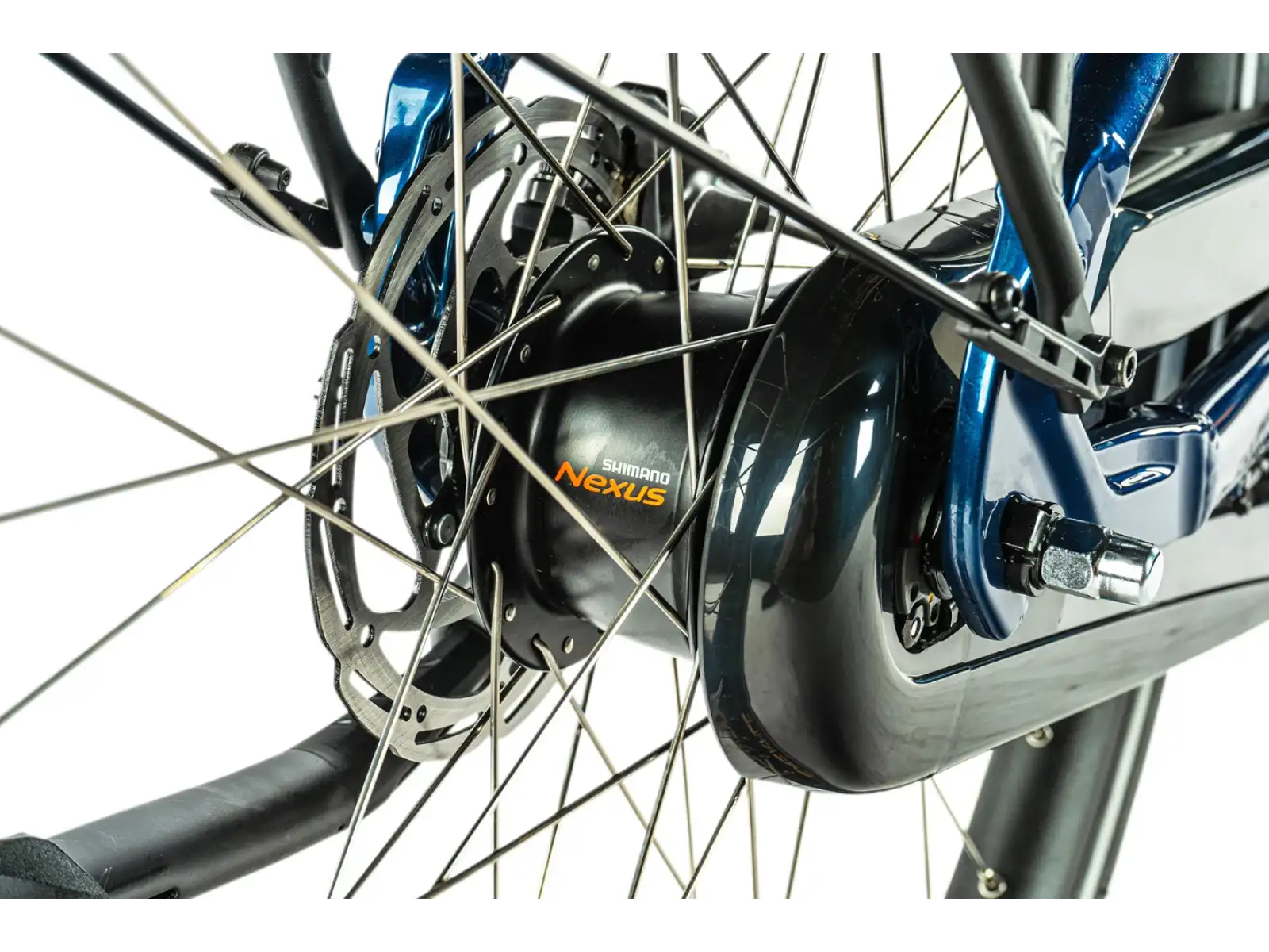 Leader Fox Neba 28 nízkonástupový mestský elektrobicykel modrá