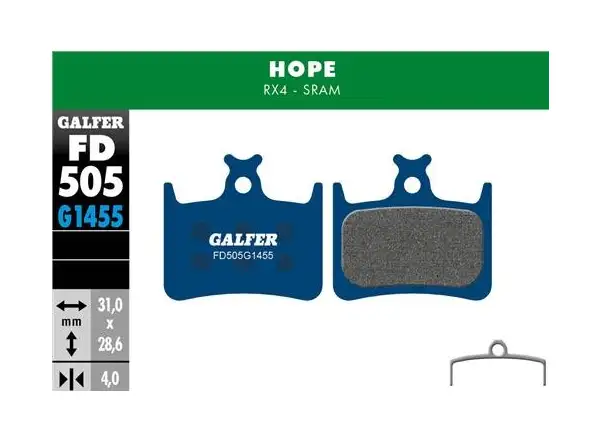 Galfer FD505 Road G1455 brzdové doštičky pre Hope
