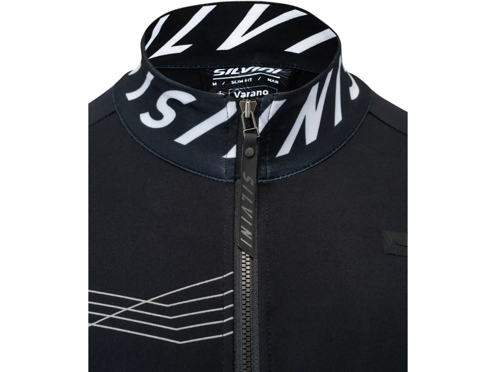 Silvini Varano pánsky dres s dlhým rukávom black/white