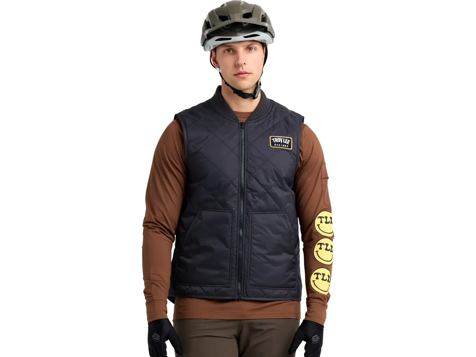 Troy Lee Designs Ruckus Ride Vest pánska vesta Mono Carbon