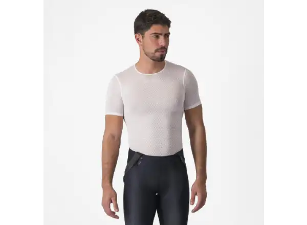 Castelli Pro Mesh 2.0 funkčné tričko krátky rukáv White
