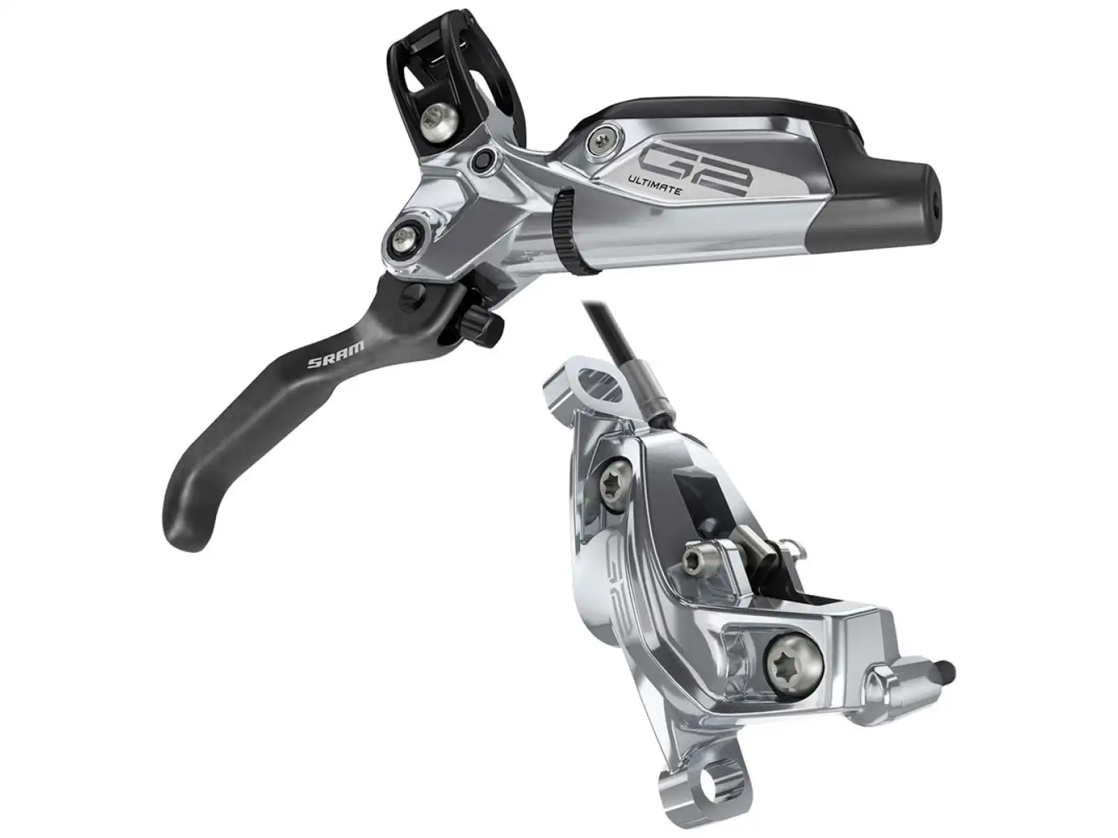 Sram G2 Ultimate Carbon kotúčová brzda predná Polar Grey