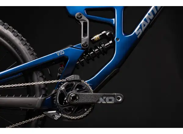 Santa Cruz V10 8 CC MX 27 DH S zjazdový bicykel Gloss Liquid Blue