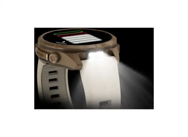Garmin fenix 9 Pro inReach 43 mm inteligentné hodinky Autumn gold titanium/Cream/french gray