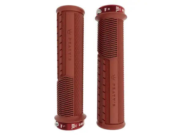 Peatys Monarch Pro Knurl Thin gripy Brick red