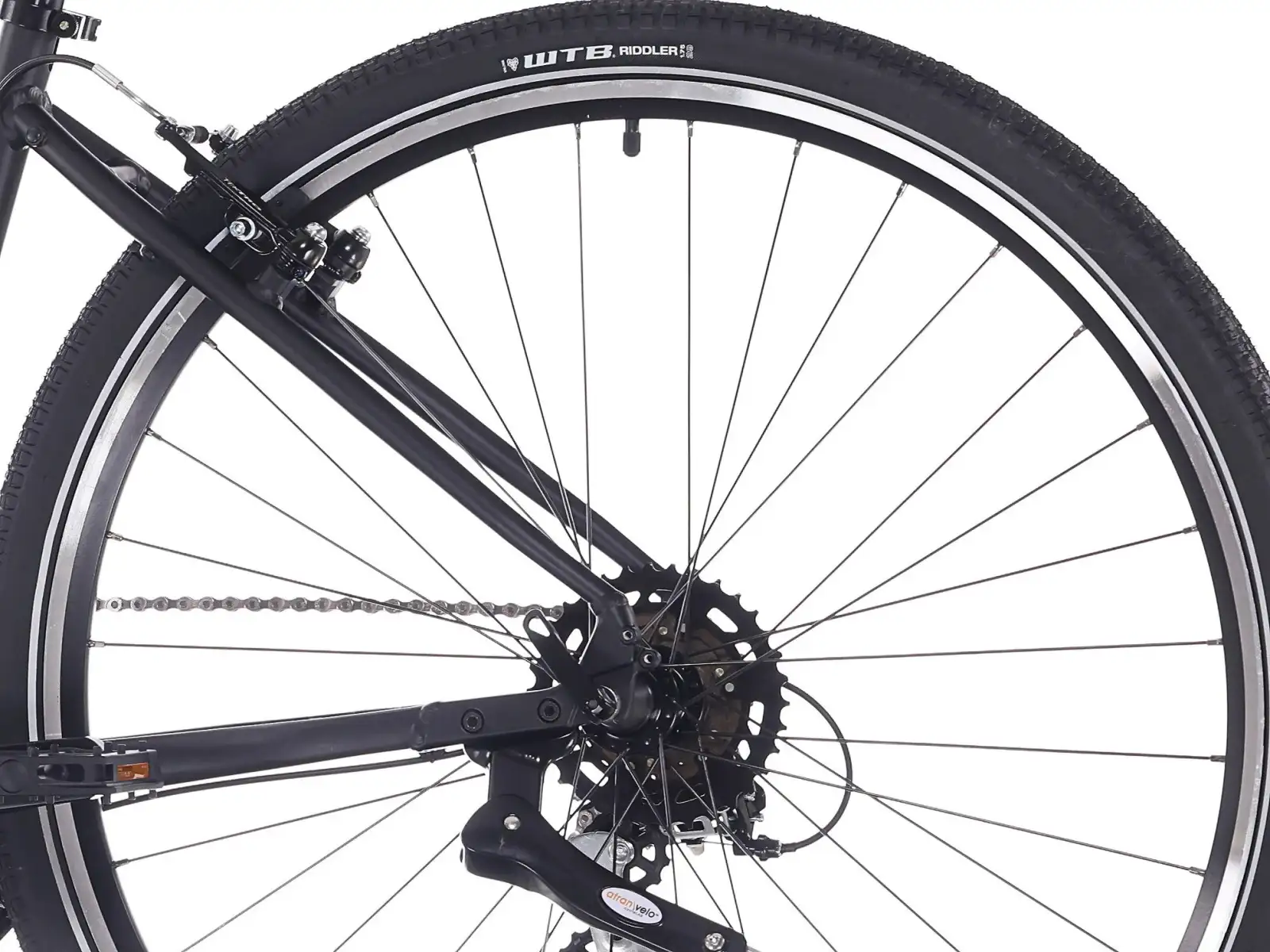 Rock Machine Rokk 30 Easy Entry trekingový bicykel Matte Black