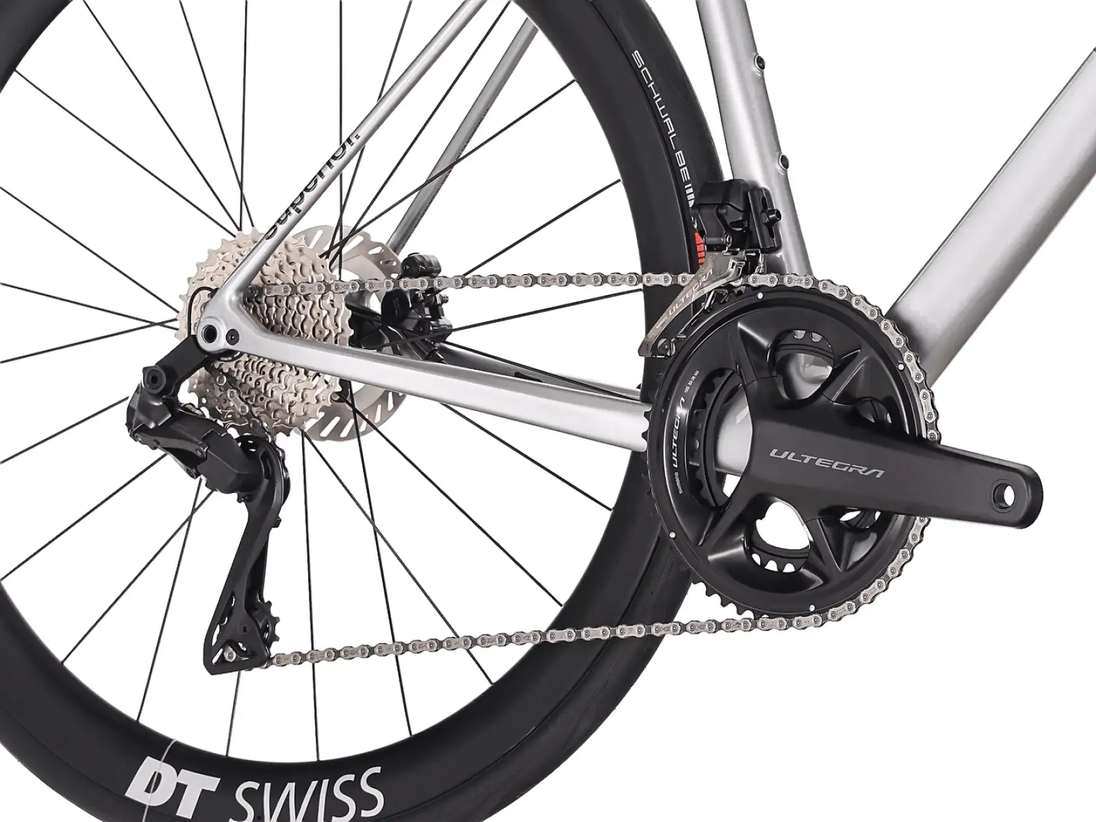Superior RR 9.8 cestný bicykel Gloss Chrome Silver/Black Metallic