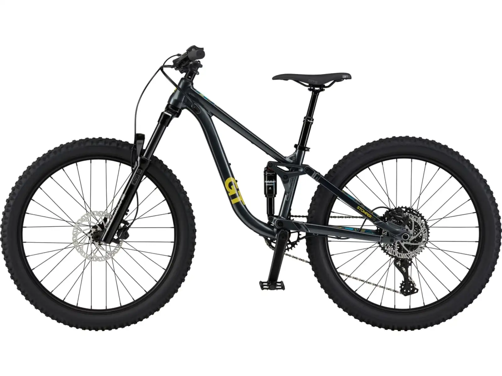 GT Stomper 26 FS ACE detský celoodpružený bicykel GUN