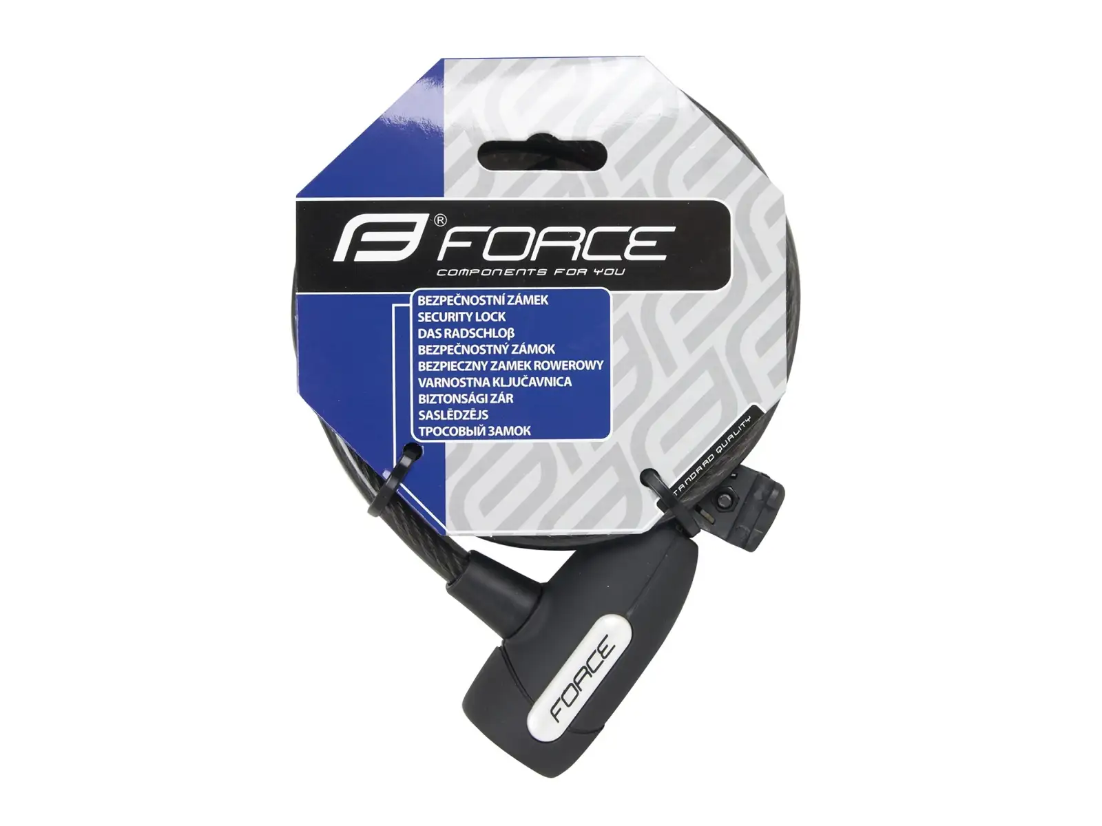 Force LUX zámok špirála 150cm/10mm + držiak