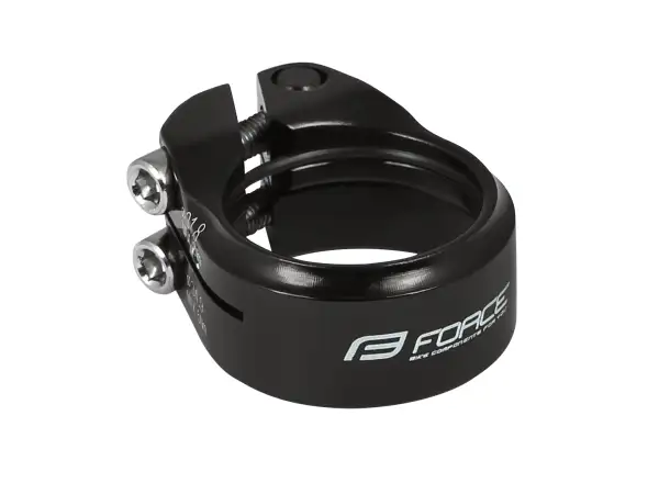 Force sedlová objímka pre karbónové rámy 31,8-34,9 mm čierna lesk