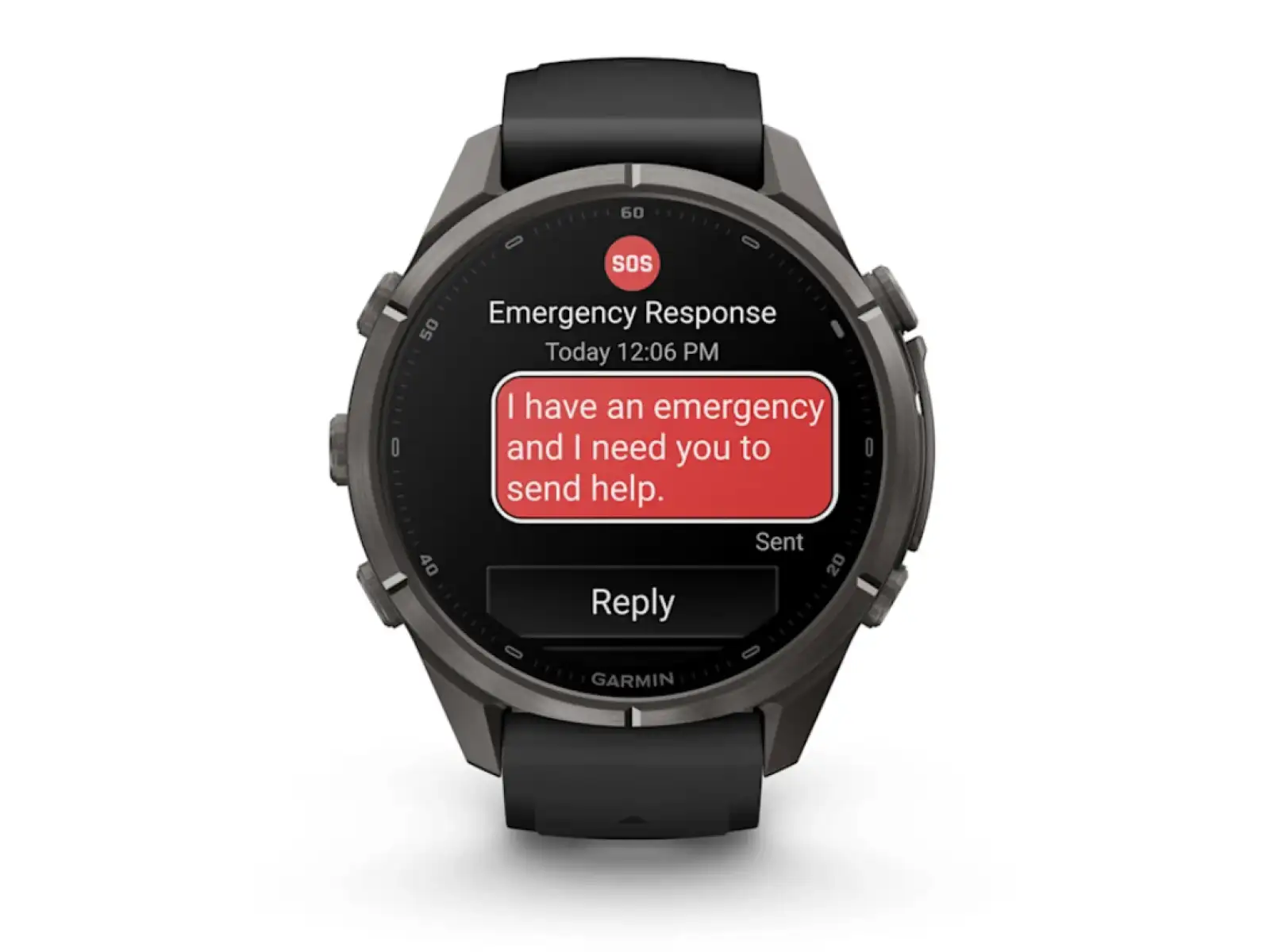Garmin Fénix 9 Pro inReach 43 mm inteligentné hodinky Carbon Gray DLC Titanium Black/Pebble Gray
