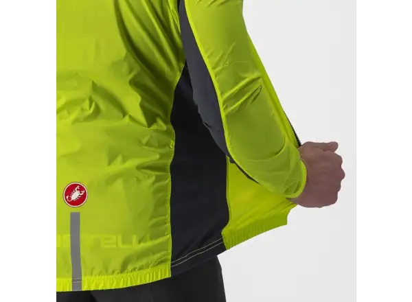 Castelli Squadra Stretch pánska bunda Electric Lime/Dark Grey