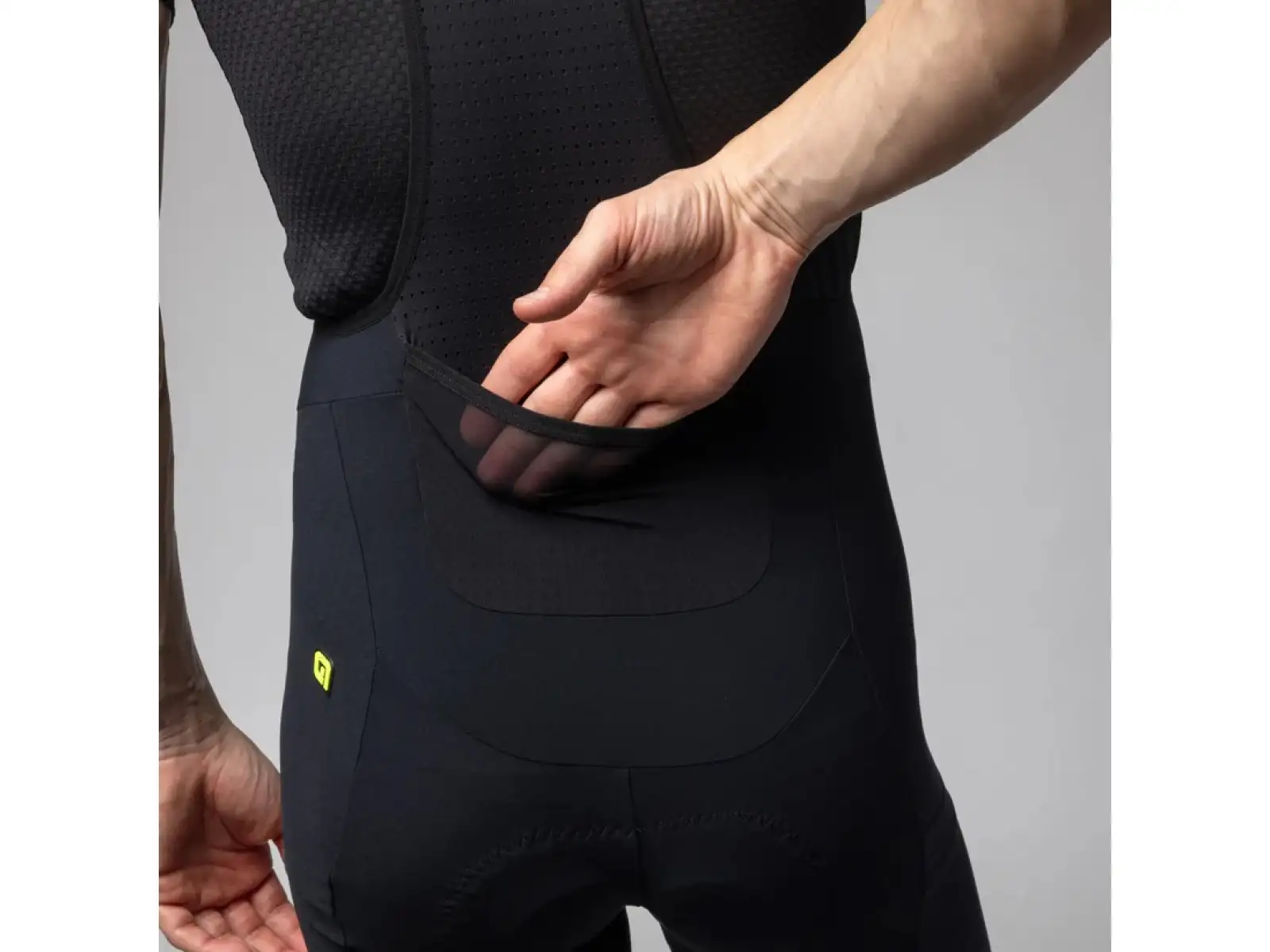 Alé Off Road Gravel-Pro pánske kraťasy s vložkou a laclom Black