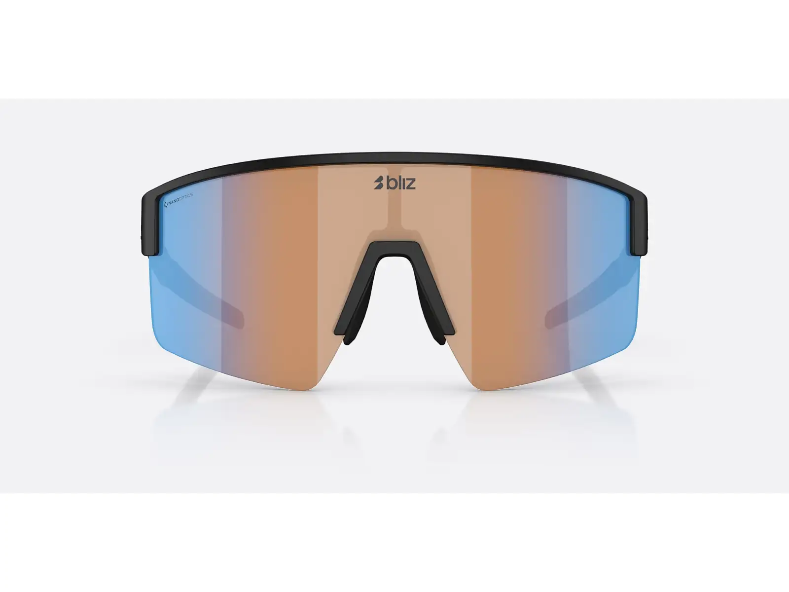 Bliz P004 slnečné okuliare Matte Black/Nano Optics Nordic Ligh Coral/Orange Blue Multi