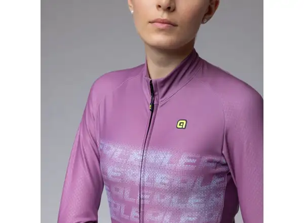 Alé PR-E Identity dámsky zateplený dres dlhý rukáv Orchid