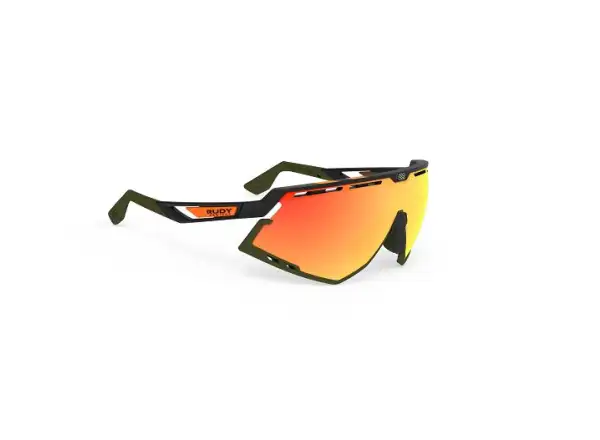 Rudy Project Defender slnečné okuliare Stripes Black Matte/Black Multilaser Orange