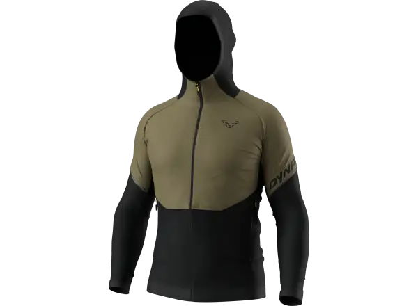 Dynafit Alpine Hybrid pánska bežecká bunda Military Green/Black Out