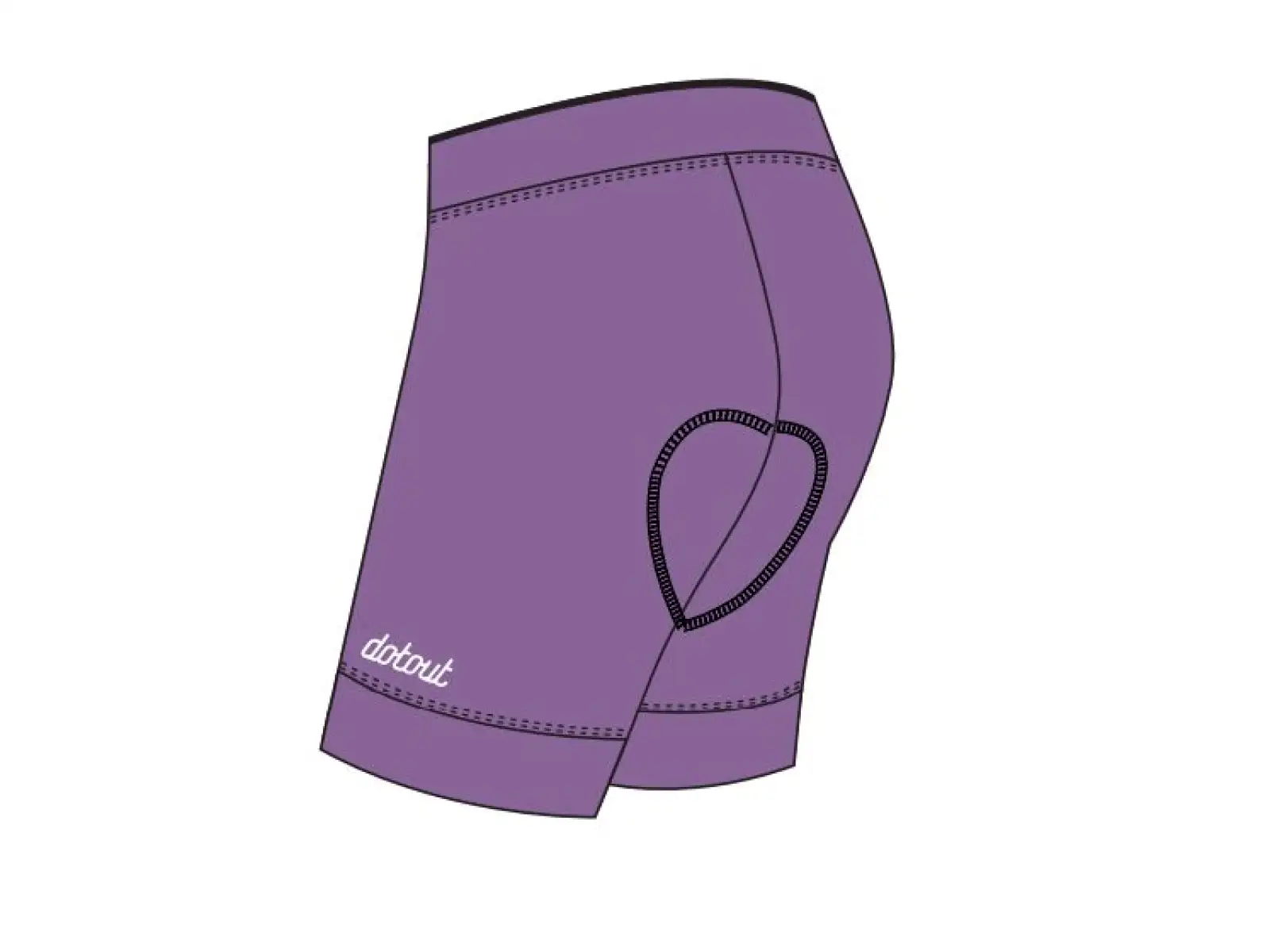 Dámske šortky Dotout Beam s vložkou Violet