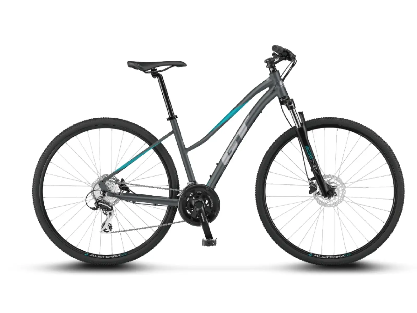 GT Transeo Comp Womens GRY trekingový bicykel