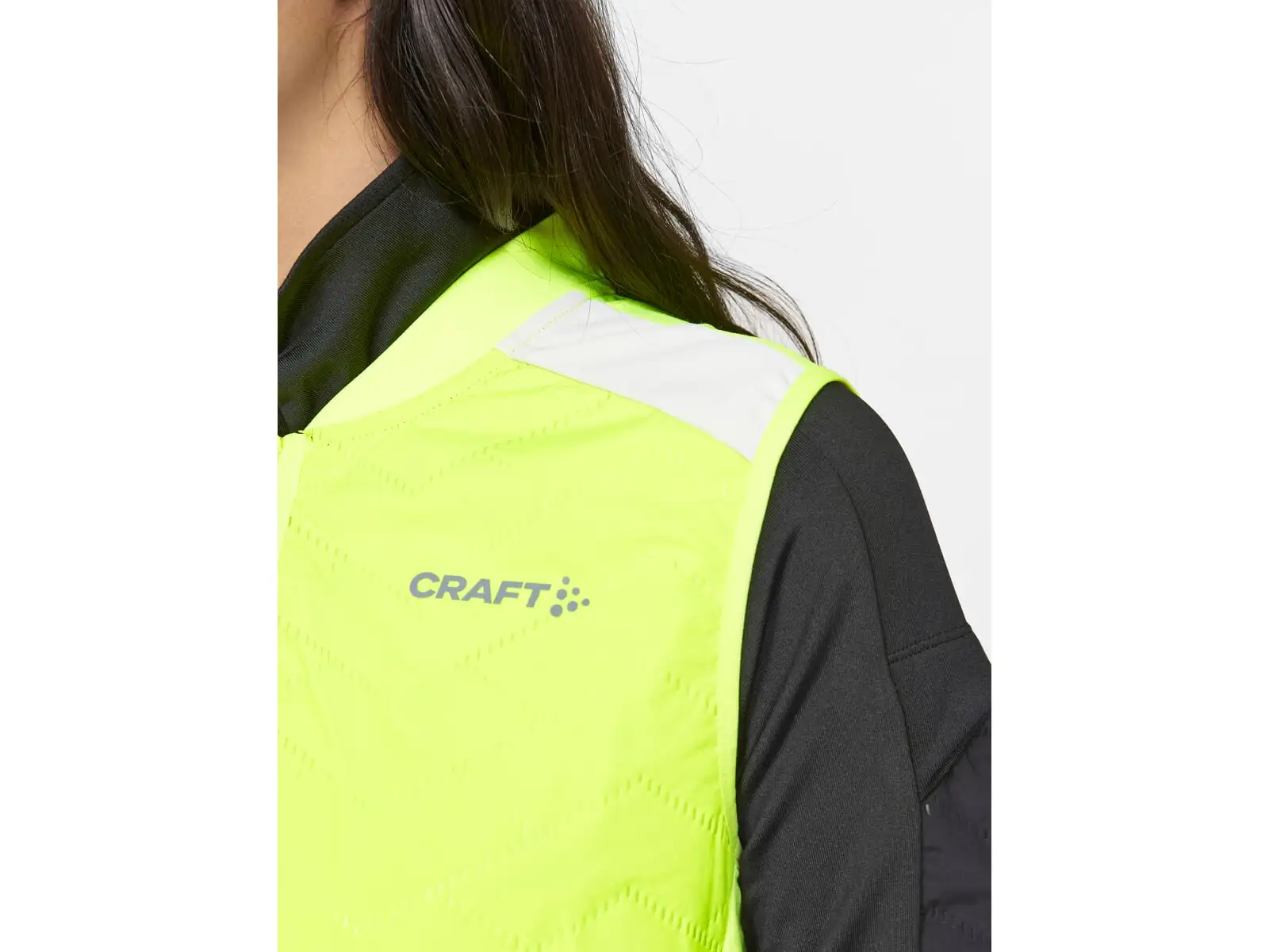 Craft ADV SubZ Lumen dámska bežecká vesta žltá