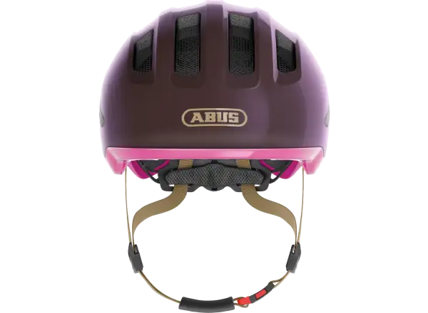 Abus Smiley 3.0 ACE LED detská prilba Royal Purple