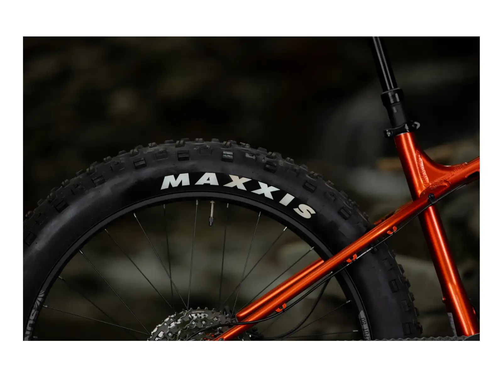Rock Machine VYÖRY e90-26 fatbike elektrobicykel Metallic Orange/Black VZORKA