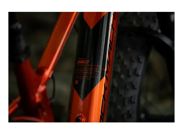 Rock Machine VYÖRY e90-26 fatbike elektrobicykel Metallic Orange/Black VZORKA