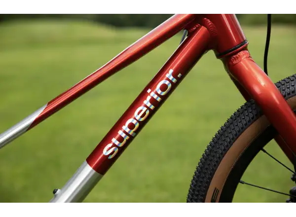 Superior TEAM 20 detský bicykel Gloss Brushed Alu / Red
