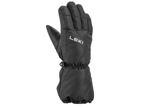 Leki Nevio Junior detské zjazdové rukavice Black