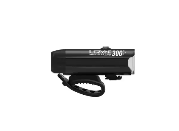 Lezyne Micro StVZO 300+ predné svetlo Front Satin black