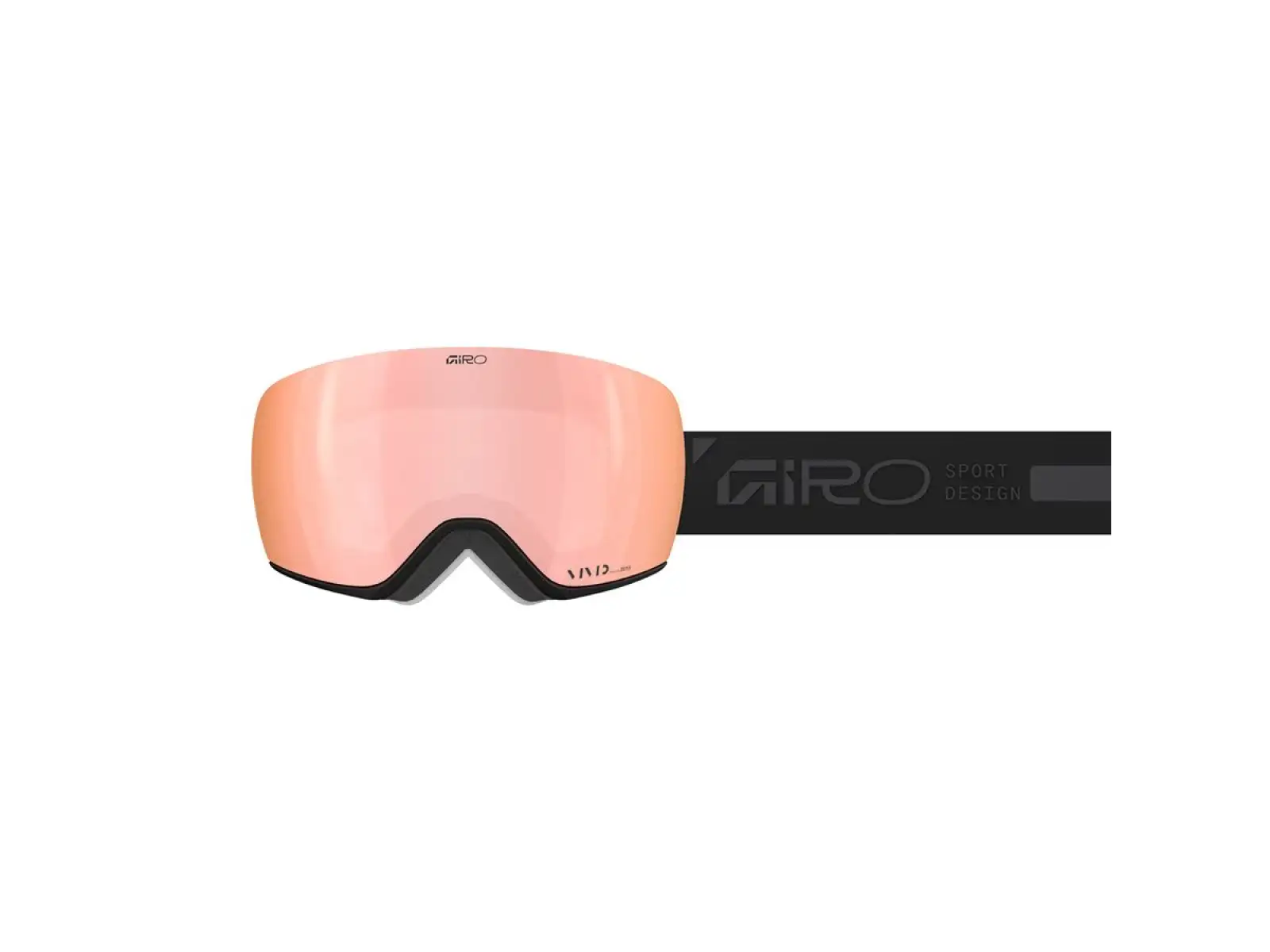 Giro Article II W lyžiarske okuliare Black Rails/Vivid Rose Gold/Vivid Infrared (2sklá)