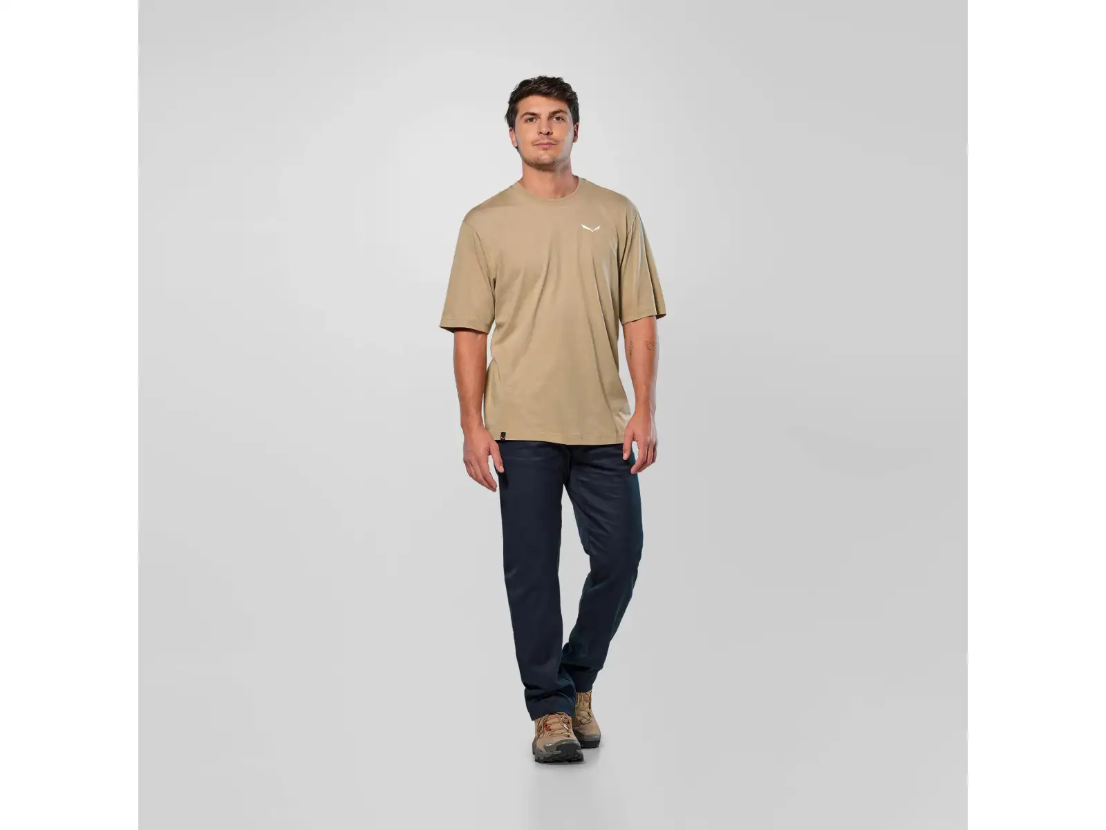 Salewa Eagle Glacier Loose T-shirt pánske tričko krátky rukáv Quicksand